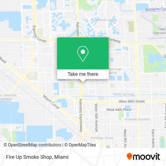 Fire Up Smoke Shop map