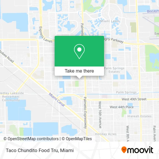 Taco Chundito Food Tru map