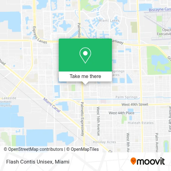 Flash Contis Unisex map