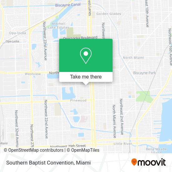 Southern Baptist Convention map