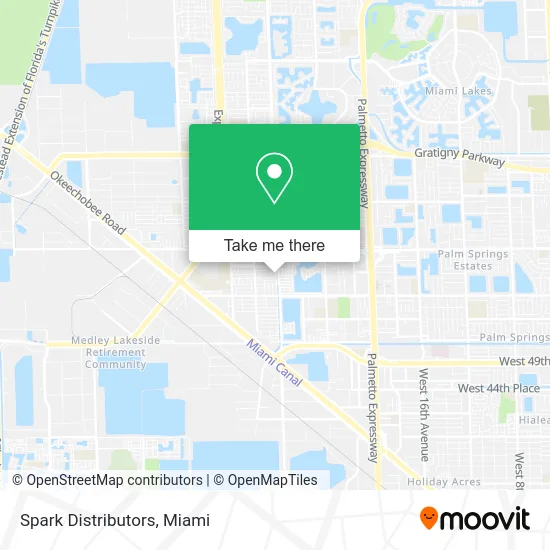 Spark Distributors map