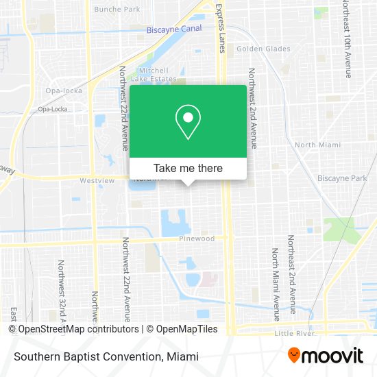 Southern Baptist Convention map
