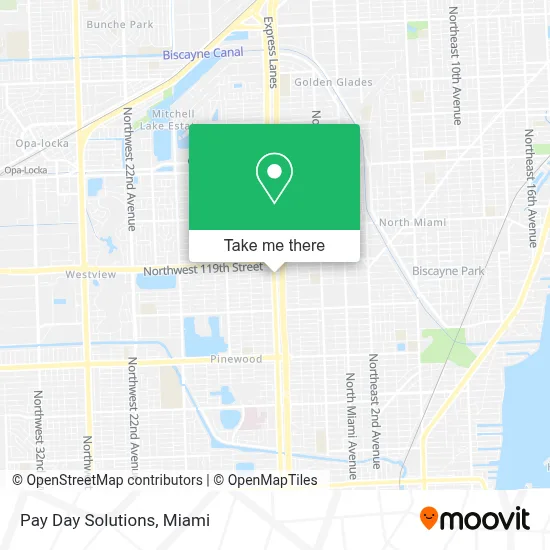 Pay Day Solutions map