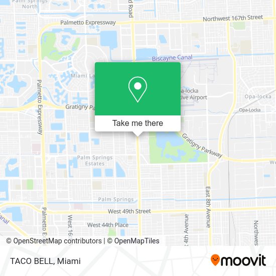 Mapa de TACO BELL