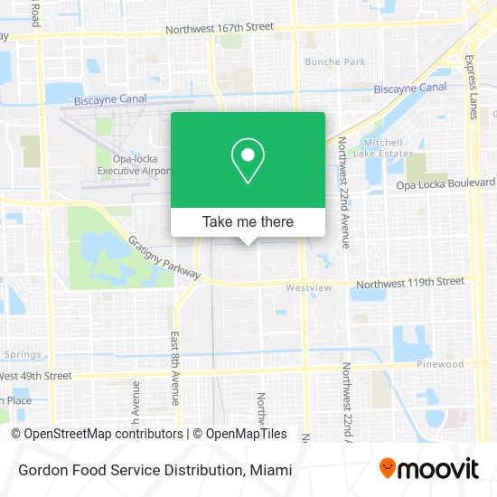 Gordon Food Service Distribution map