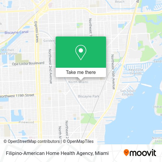 Mapa de Filipino-American Home Health Agency