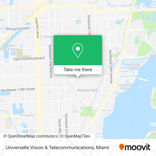 Universelle Vision & Telecommunications map