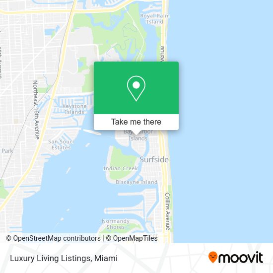 Luxury Living Listings map