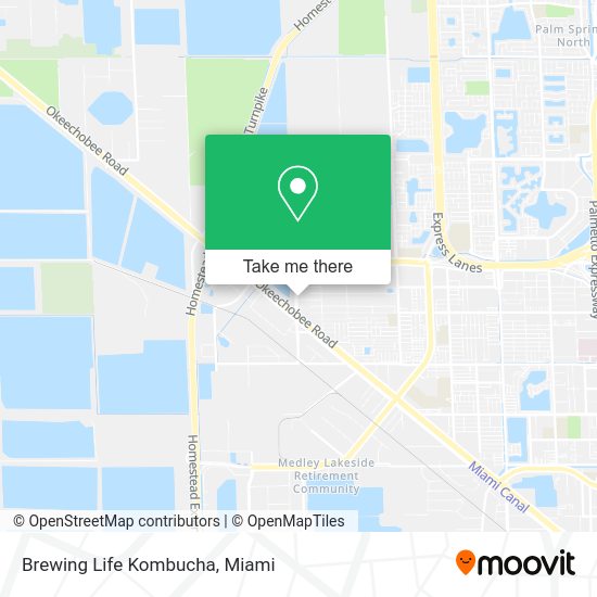 Mapa de Brewing Life Kombucha