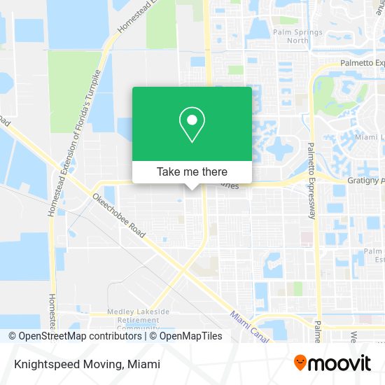 Mapa de Knightspeed Moving