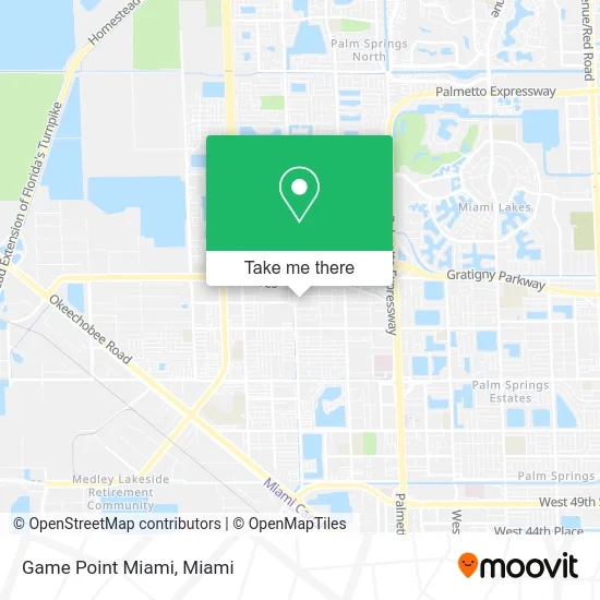 Game Point Miami map