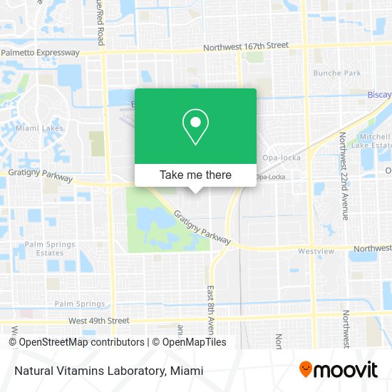 Natural Vitamins Laboratory map
