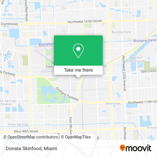 Mapa de Donata Skinfood