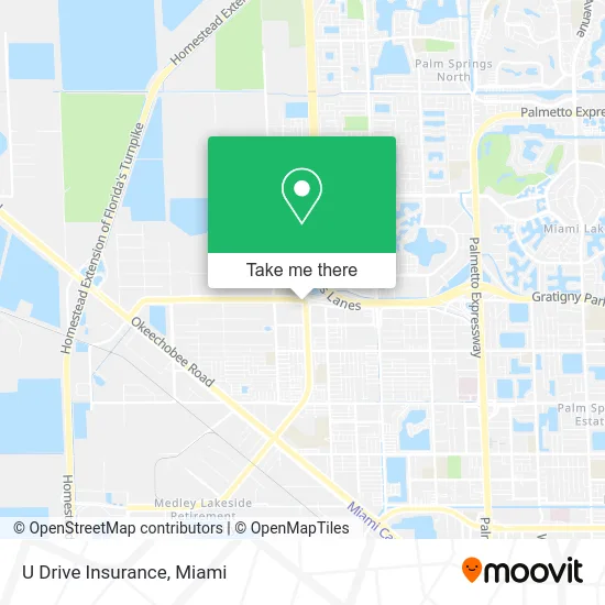 U Drive Insurance map