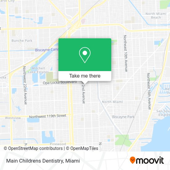 Main Childrens Dentistry map
