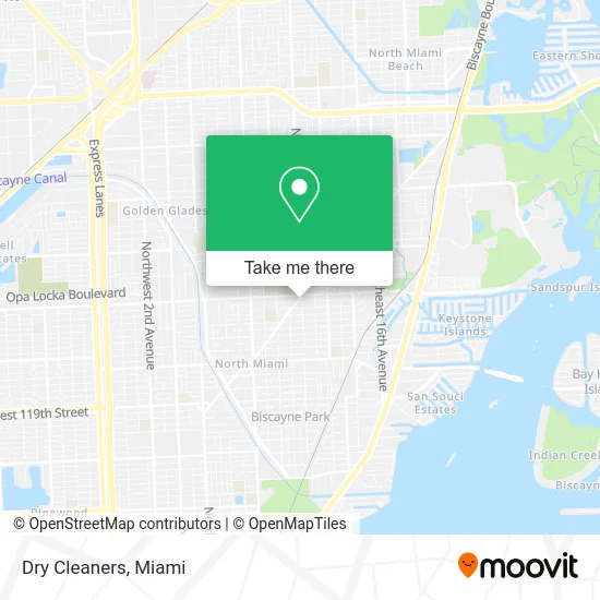 Dry Cleaners map