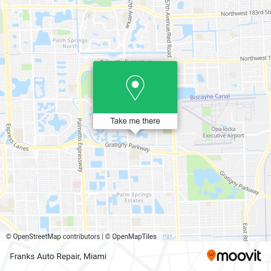 Mapa de Franks Auto Repair