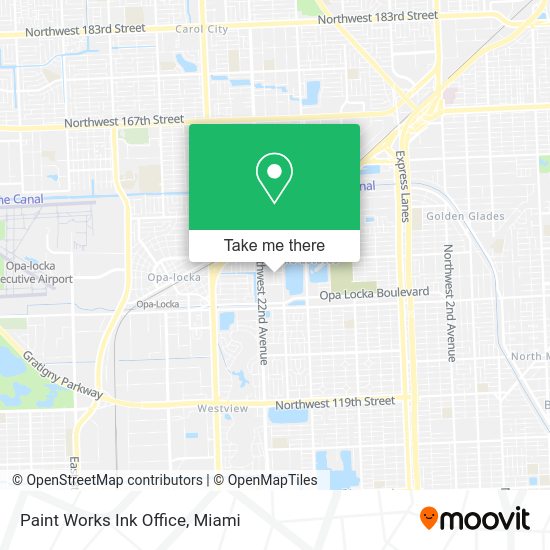 Mapa de Paint Works Ink Office