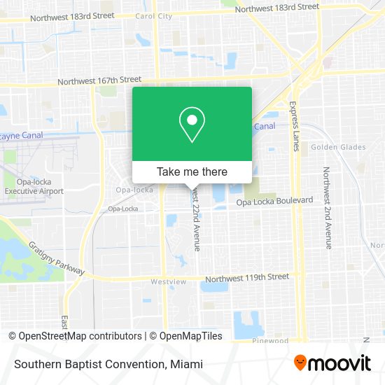 Southern Baptist Convention map