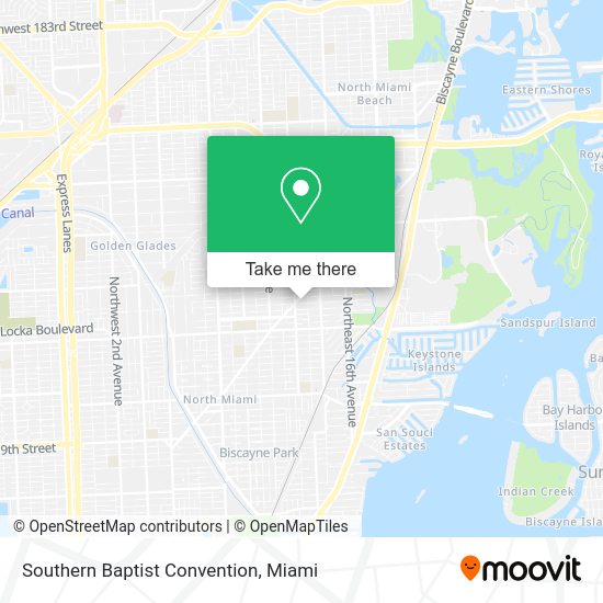 Southern Baptist Convention map