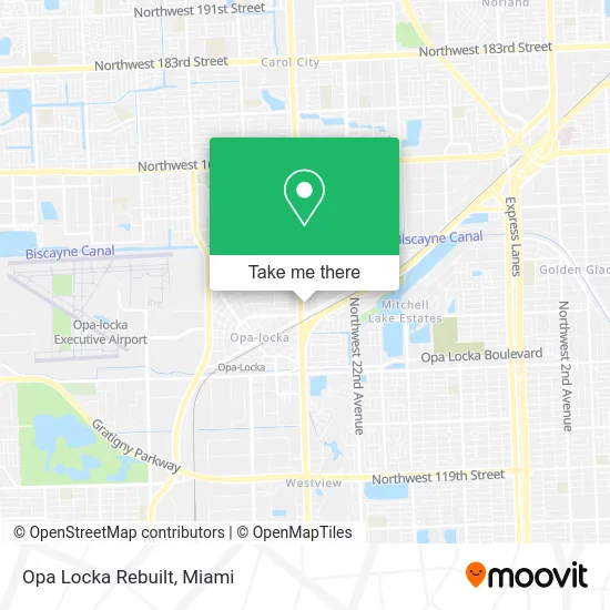 Opa Locka Rebuilt map