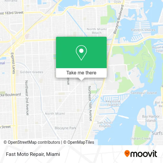 Fast Moto Repair map