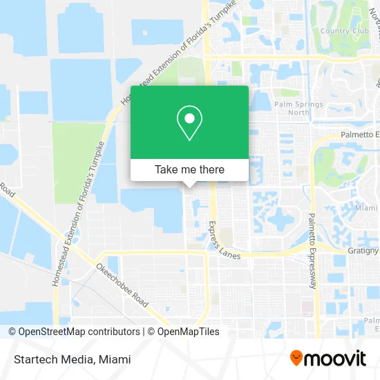 Mapa de Startech Media