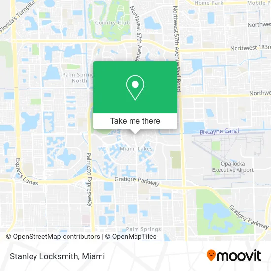 Stanley Locksmith map