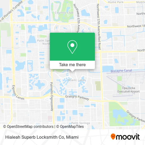 Hialeah Superb Locksmith Co map