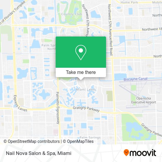 Mapa de Nail Nova Salon & Spa