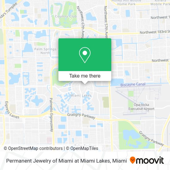 Mapa de Permanent Jewelry of Miami at Miami Lakes