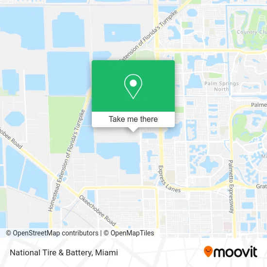 National Tire & Battery map