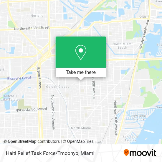 Haiti Relief Task Force / Tmoonyo map