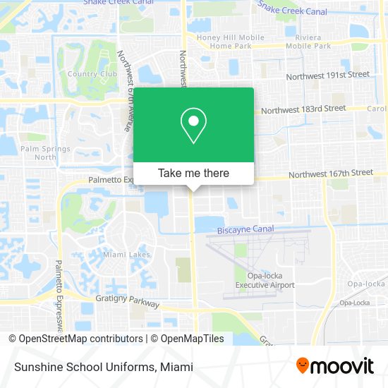 Mapa de Sunshine School Uniforms