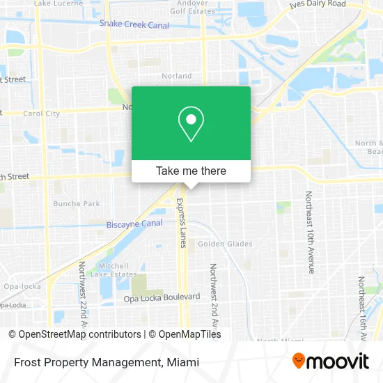 Frost Property Management map