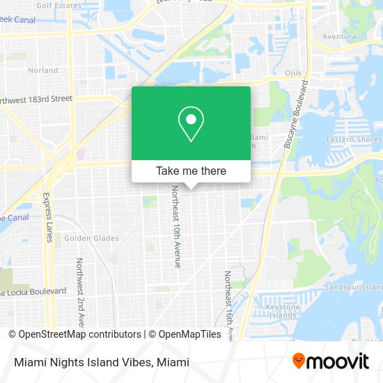 Miami Nights Island Vibes map