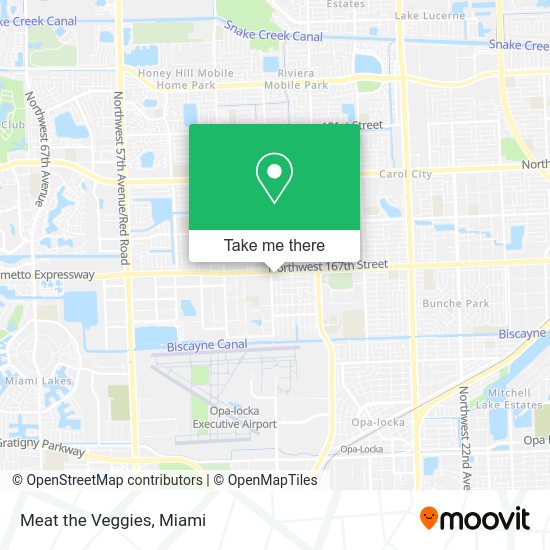 Mapa de Meat the Veggies
