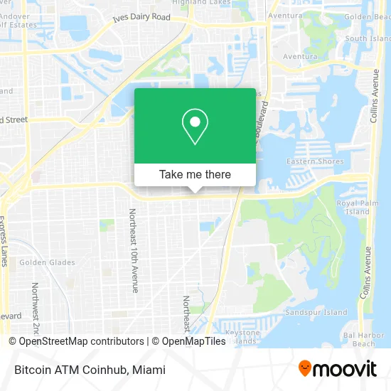 Bitcoin ATM Coinhub map