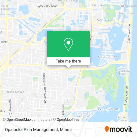 Mapa de Opalocka Pain Management