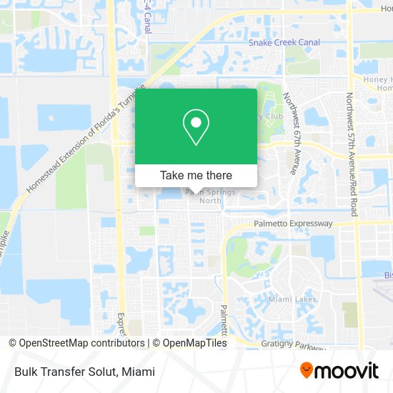Mapa de Bulk Transfer Solut