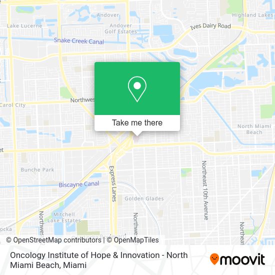 Oncology Institute of Hope & Innovation - North Miami Beach map