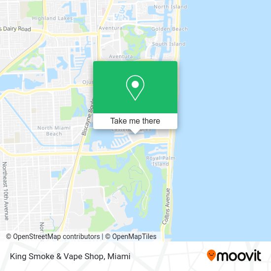 King Smoke & Vape Shop map