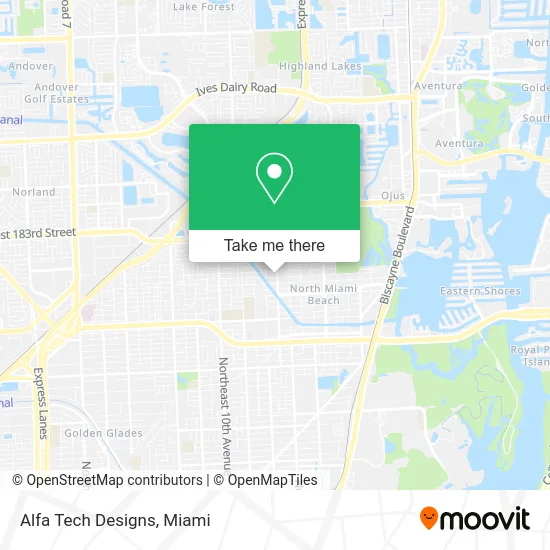 Alfa Tech Designs map