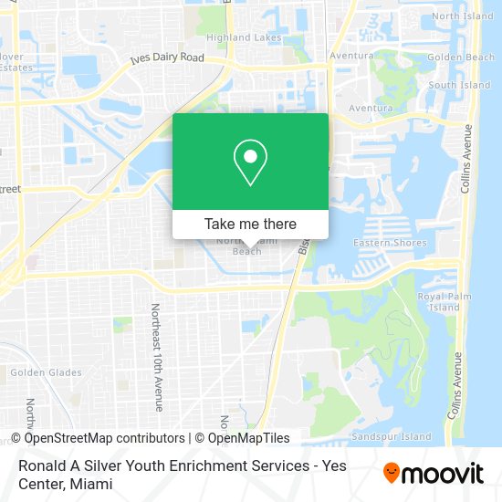 Mapa de Ronald A Silver Youth Enrichment Services - Yes Center
