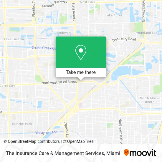 The Insurance Care & Management Services map