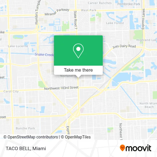 TACO BELL map