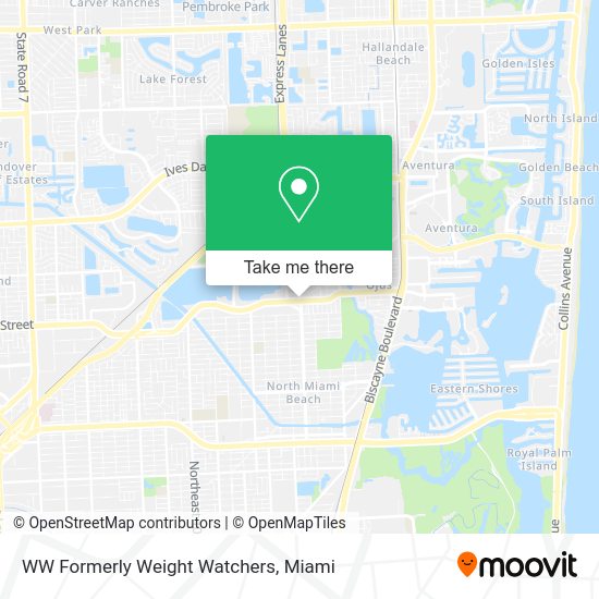 WW Formerly Weight Watchers map