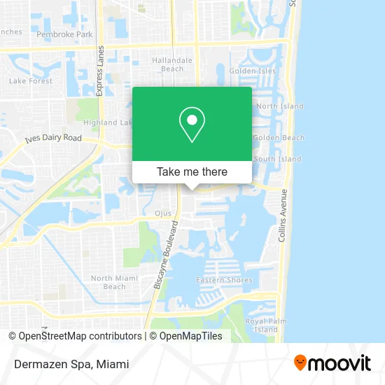 Dermazen Spa map