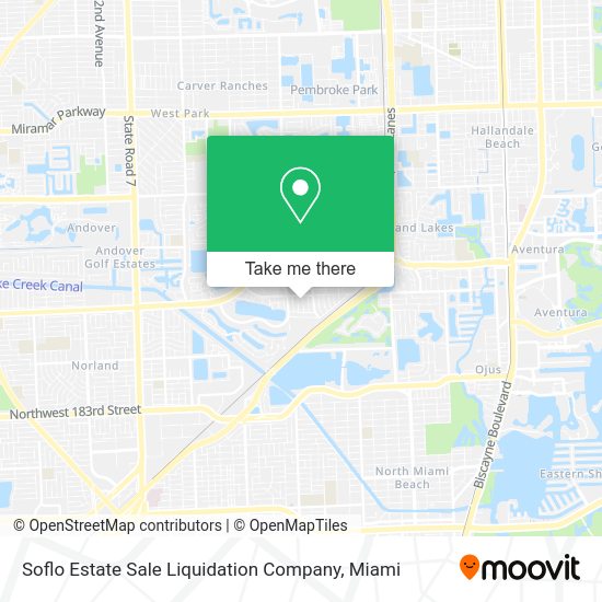 Mapa de Soflo Estate Sale Liquidation Company