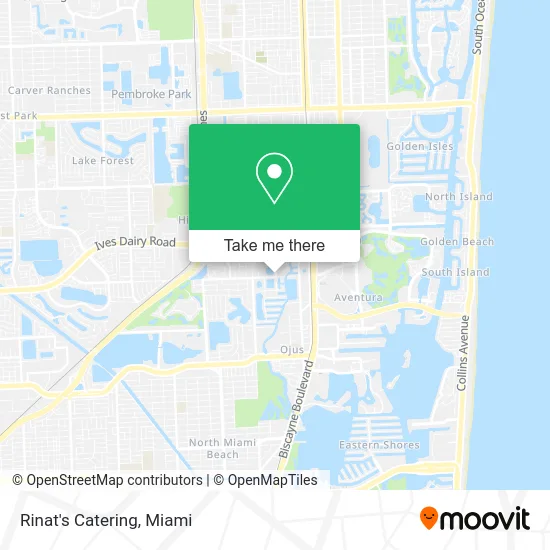 Rinat's Catering map